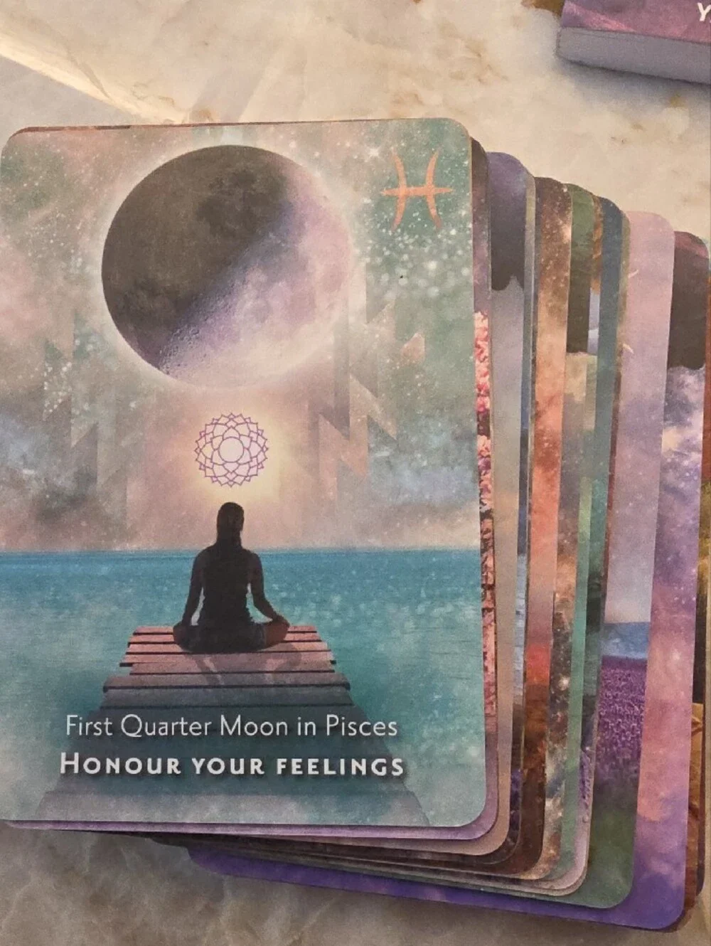 Moonology Manifestation Oracle Cards by — Purple
